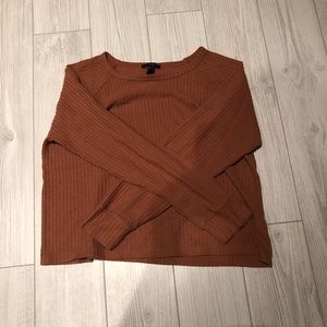 Orange Long Sleeved Tee from Forever 21